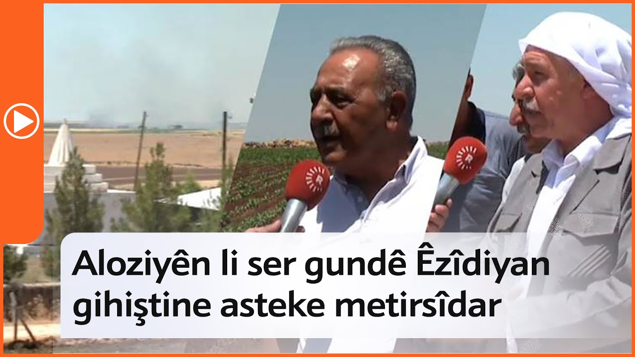 RIHA - Aloziyên li ser gundê Êzîdiyan gihiştine asteke metirsîdar