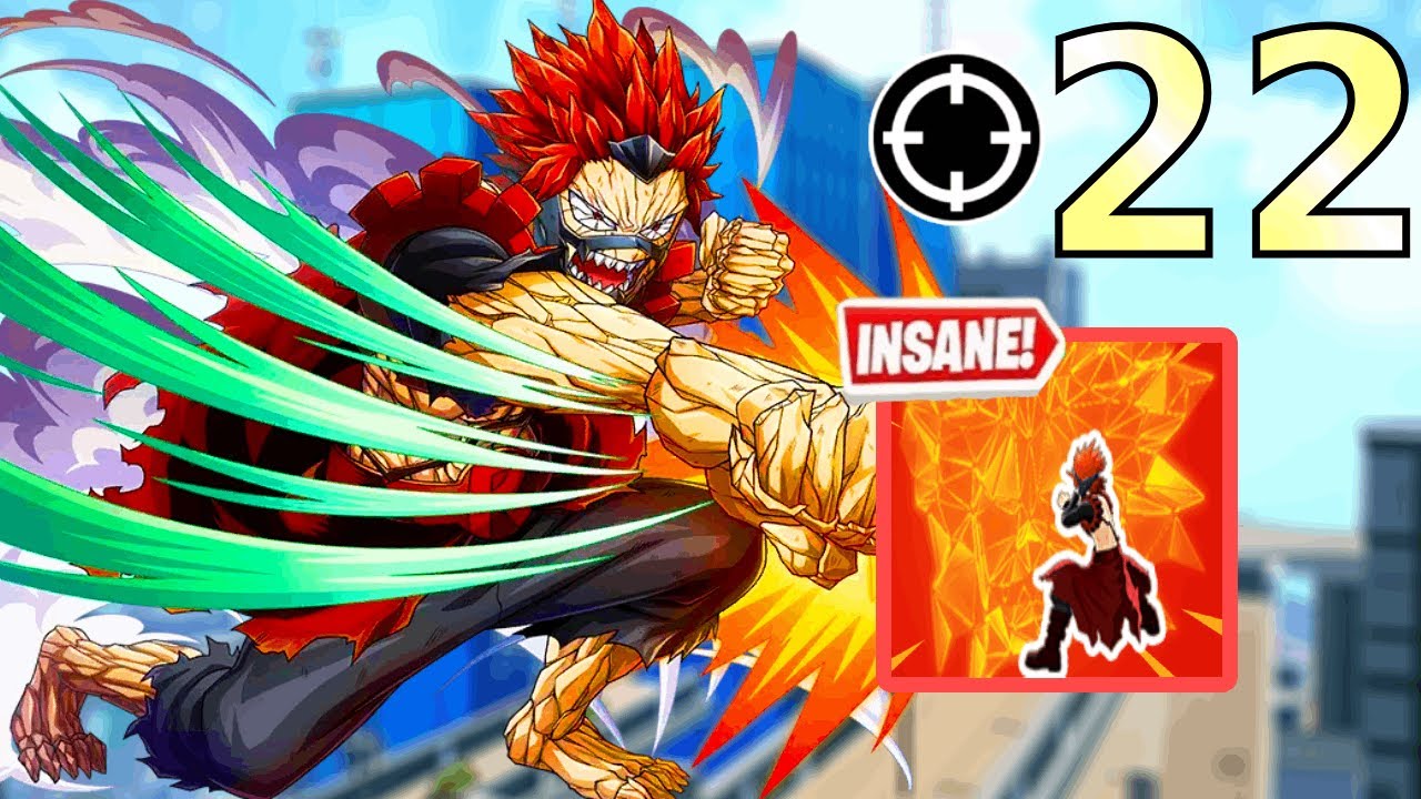 High Kill Red Kirishima Ranked Gameplay My Hero Ultra Rumble | MHUR