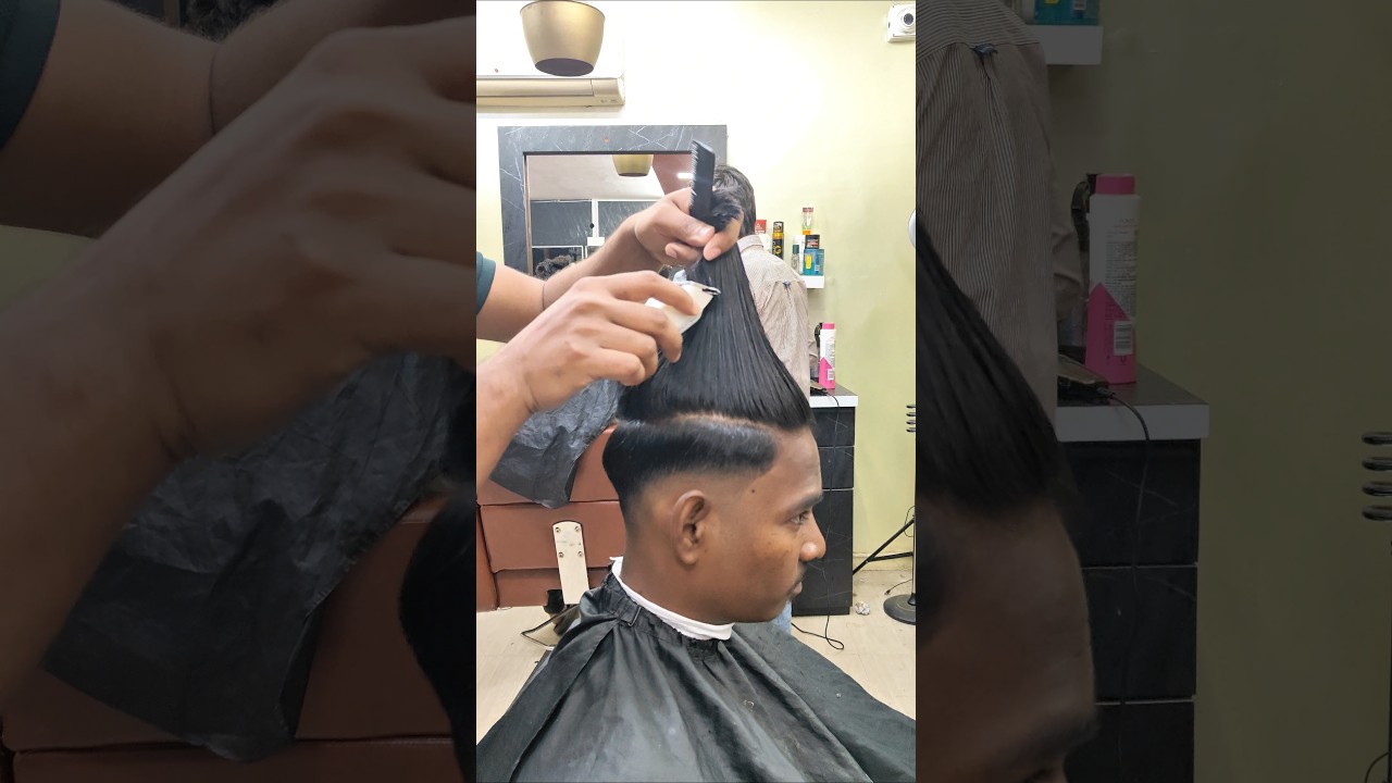 Easy way to cut long hair short 🤩 