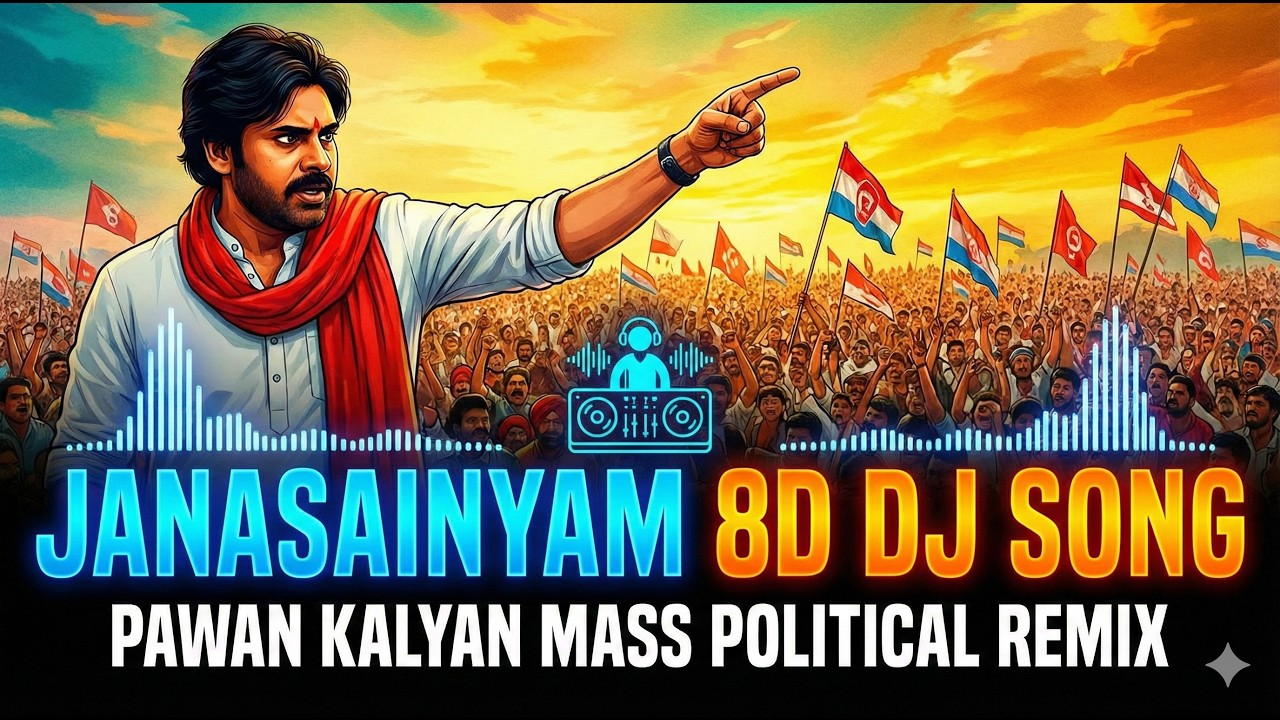 🔥 Pawan Kalyan Janasainyam DJ Song | JanaSainyam Mass DJ Remix 2026 l 8DSong Telugu  MASSPULSETELUGU