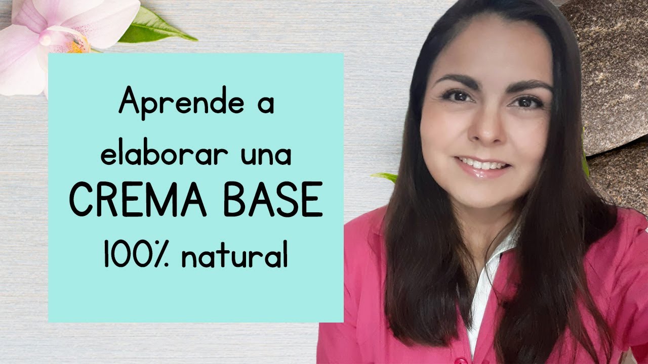 Aprende a elaborar tu propia CREMA BASE NATURAL desde CERO!!!! Súper fácil y con ingredientes clave
