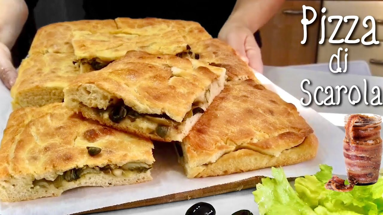 ПИЦЦА СКАРОЛА 🥬 с тестом без замеса