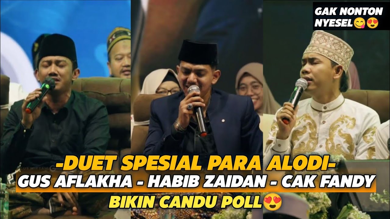 Duet Mematikan!!! Gus Aflakha - Habib Zaidan Yahyaa - Cak Fandy | Harlah PonPes Ora Aji Gus Miftah