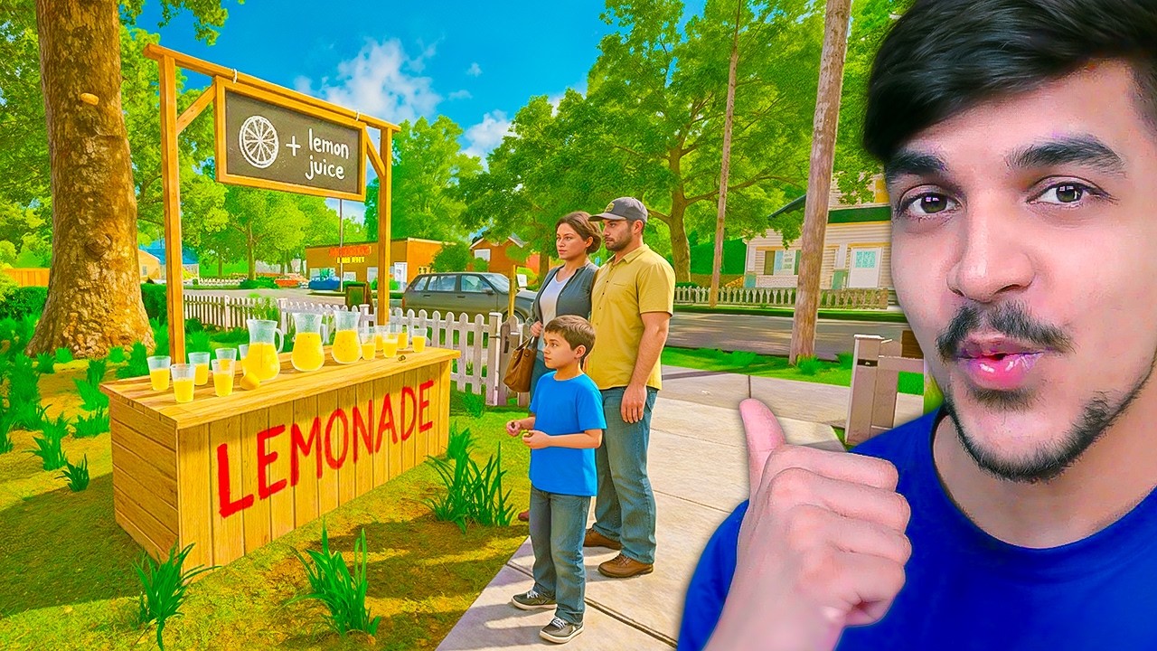 I OPENED A LEMONADE STAND 🍋🏡 | I Sell Lemonade
