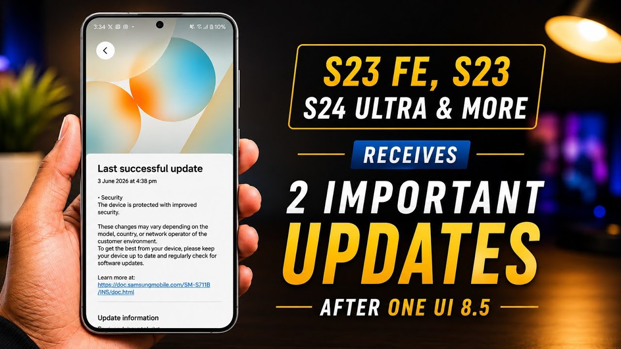 2 ВАЖНЫХ обновления после One UI 8.5 🔥 | S23 FE, S23, S24 Ultra и другие