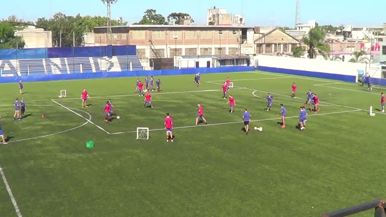 Rondo 10vs3 con finalización y recuperación tras perdida