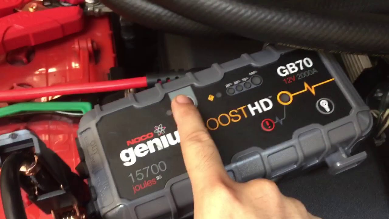Noco GB70 test - Toyota Land Cruiser 200 4.5L V8 Diesel