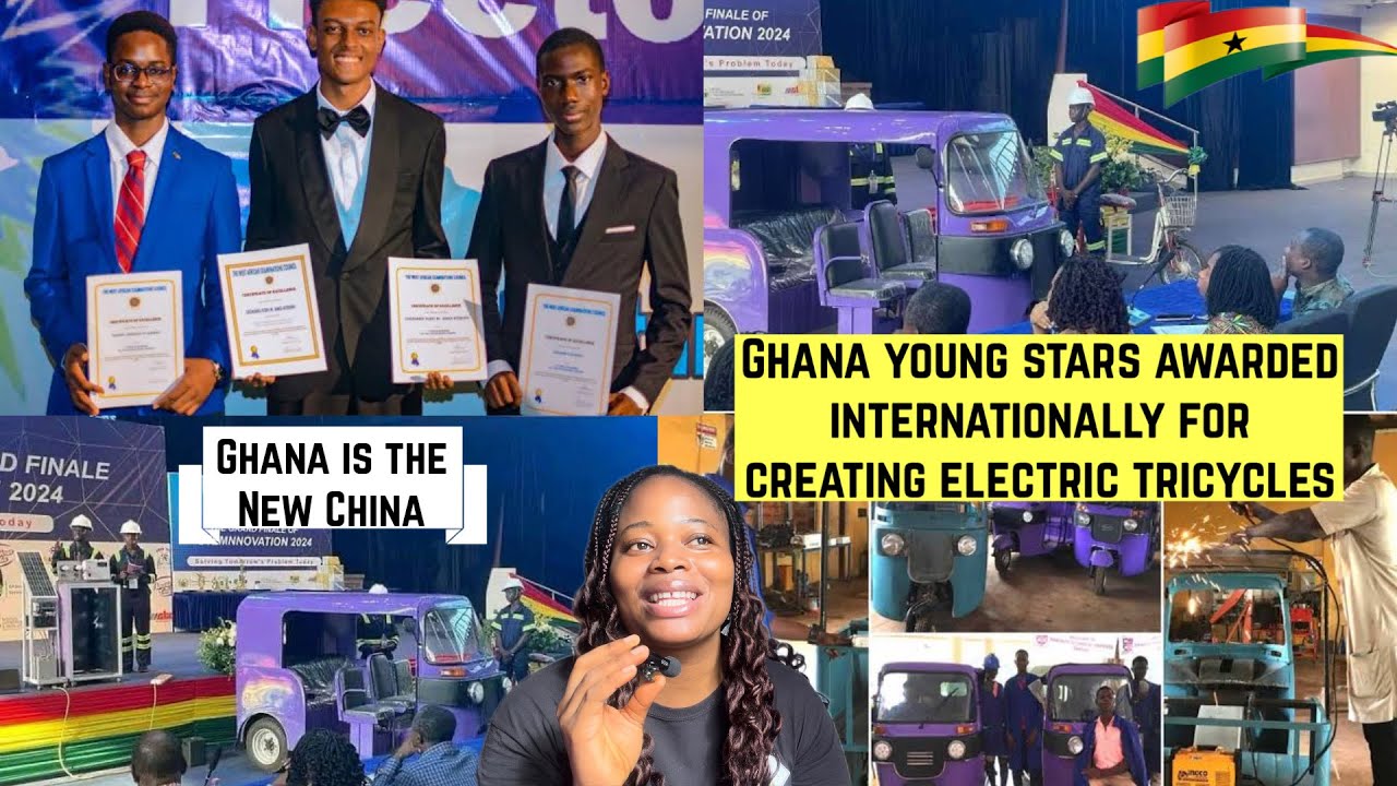 GHANA IS THE FUTURE; ELECTRIC TRICYCLES BUILT BY DABOKPA TVET SCHOOL IN GHANA