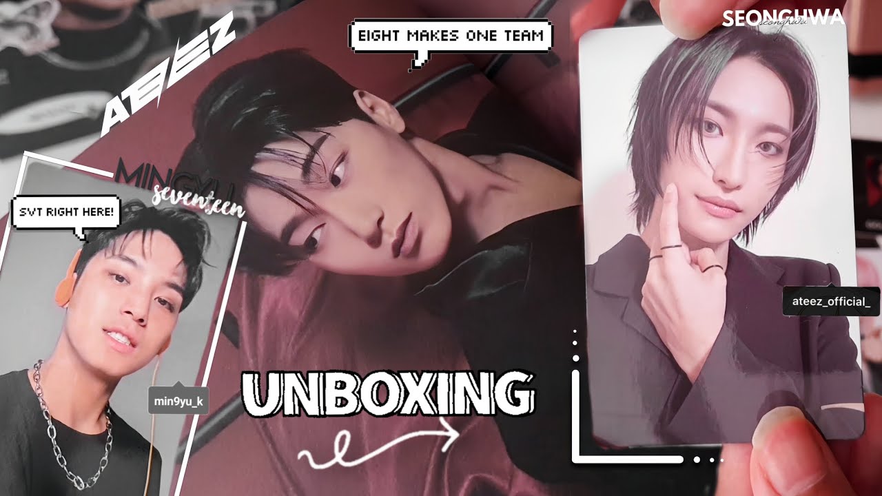 Kpop Unboxing [Ateez & Mingyu]~ Golden Hour Part 2 & Seventeen Spill The Feels