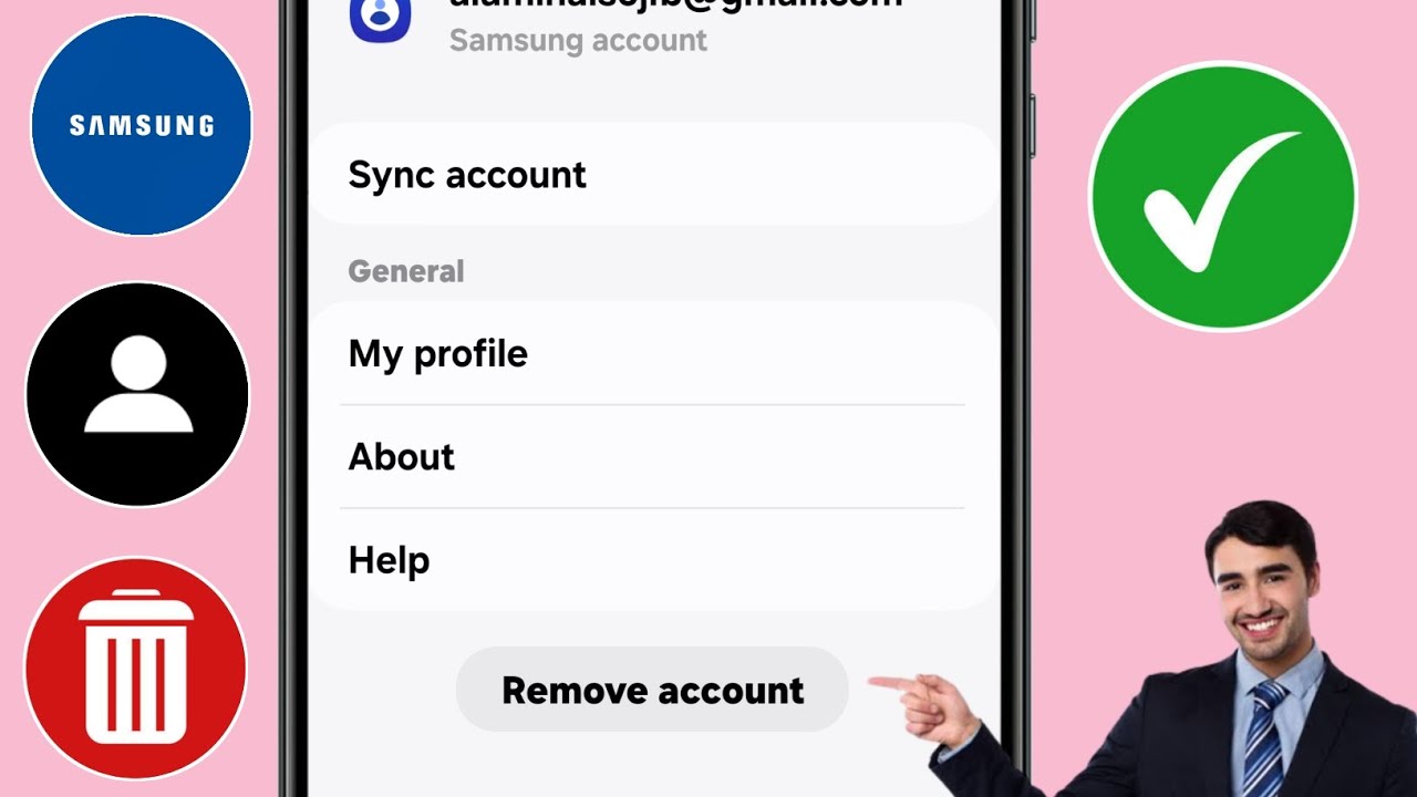 Comment supprimer un compte Samsung sans mot de passe | Supprimer le compte Samsung