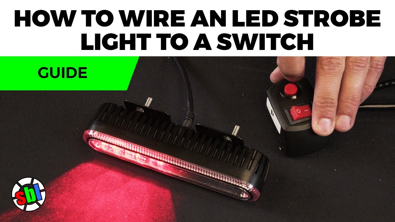 How To Wire an LED Strobe Light to a Switch