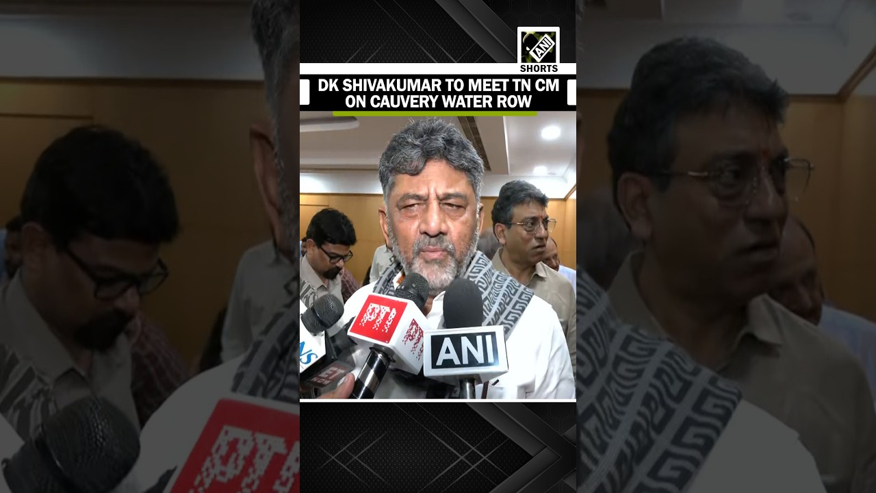 D K Shivakumar on Cauvery water row; says will meet TN Chief Minister at a 