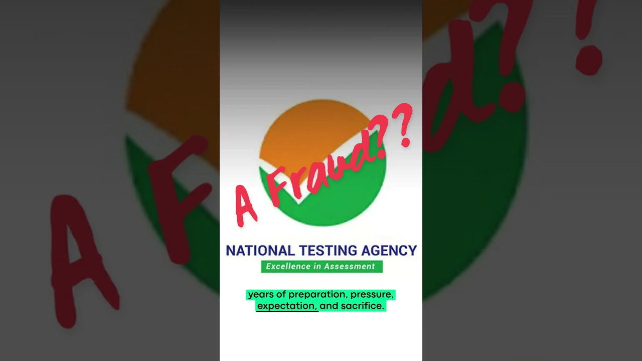 N.T.A (National testing agency): A fraud? #nta #neet