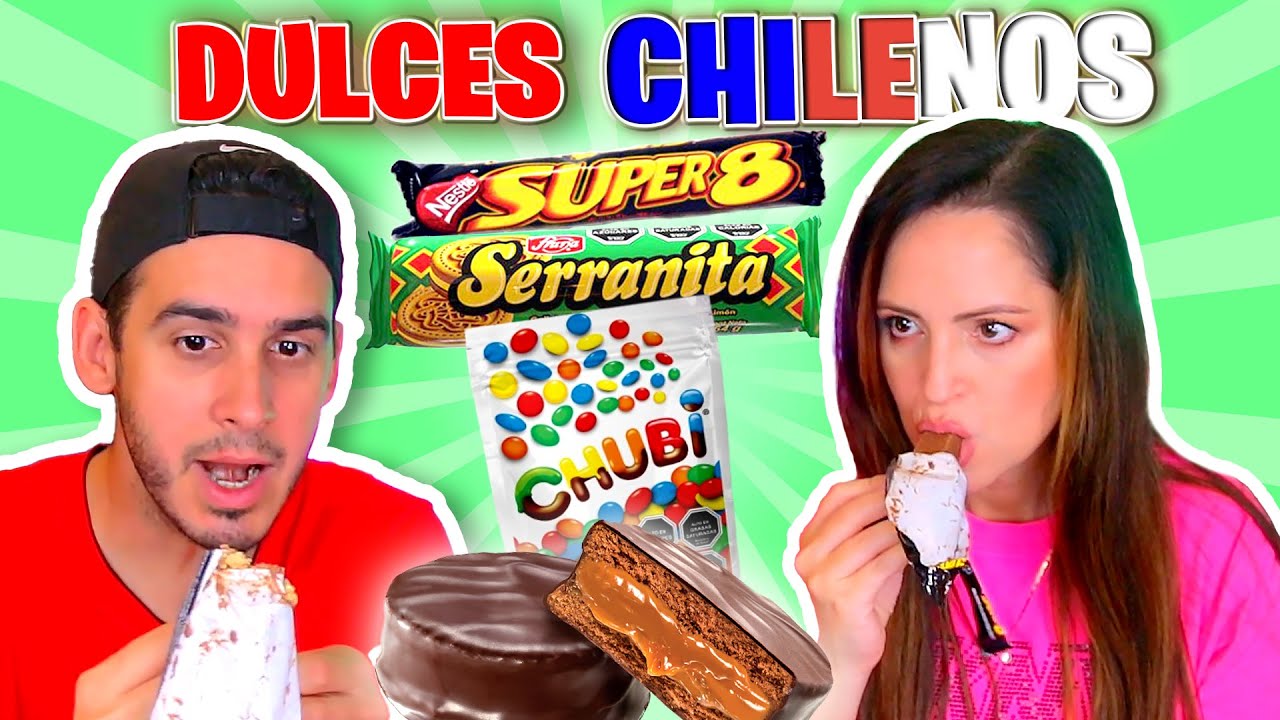 SANDRA SE COME MI DULCE FAVORITO ! PROBANDO DULCES CHILENOS ft @Sandra Cires Play