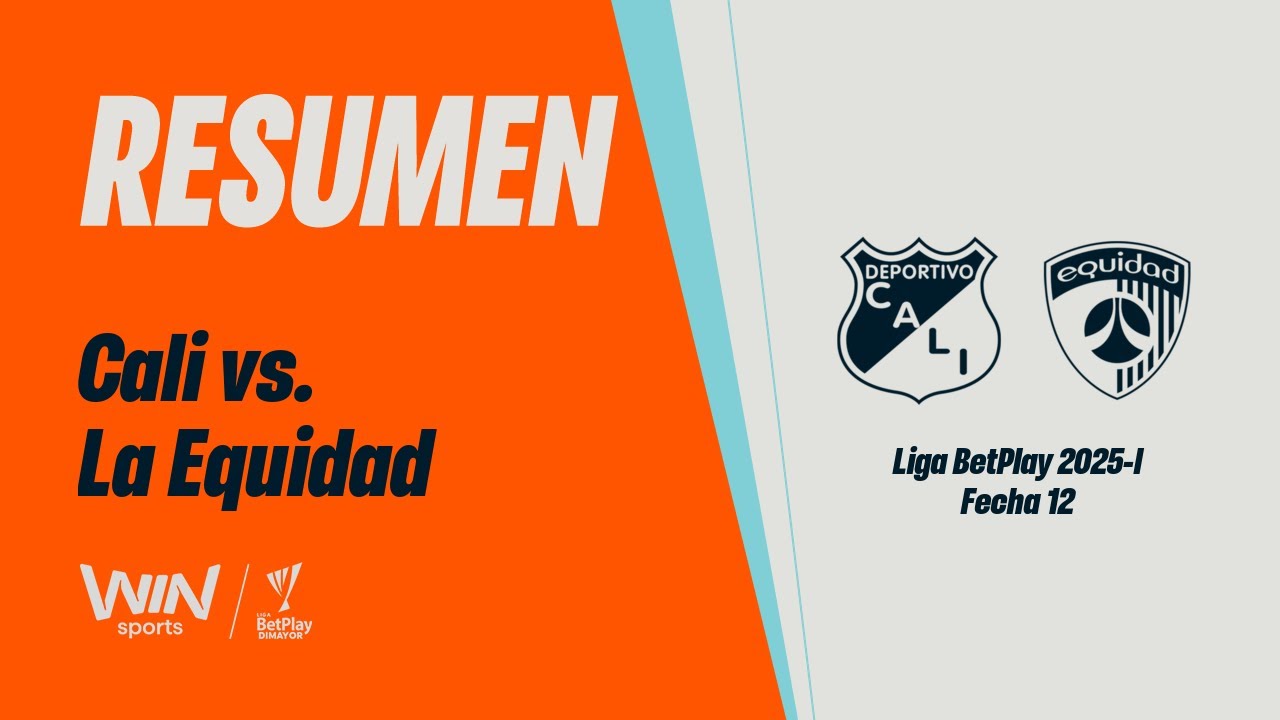 Deportivo Cali vs. La Equidad (resumen y goles) | Liga BetPlay Dimayor 2025-1 | Fecha 12