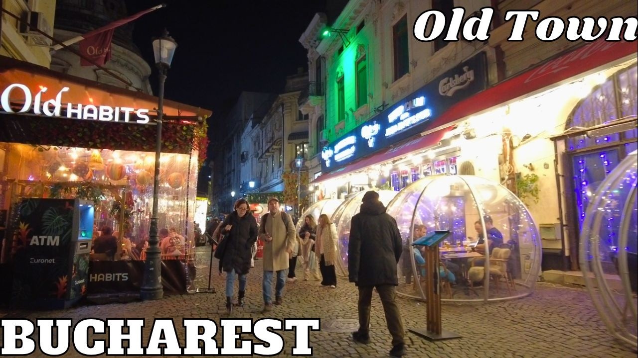 BUCHAREST Old Town Old City Centre ROMANIA BUCURESTI Centrul Istoric Centru Vechi