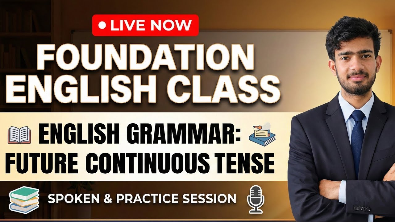 Master Future Continuous Tense | LIVE Spoken & Practice Session 🚀
