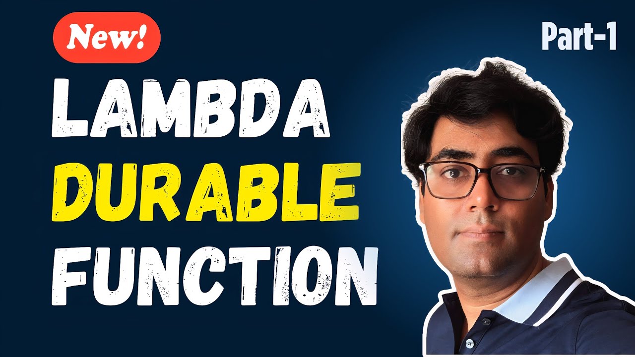 Is AWS Step Functions DEAD? Meet AWS Lambda Durable Function 🚀 | Part 1