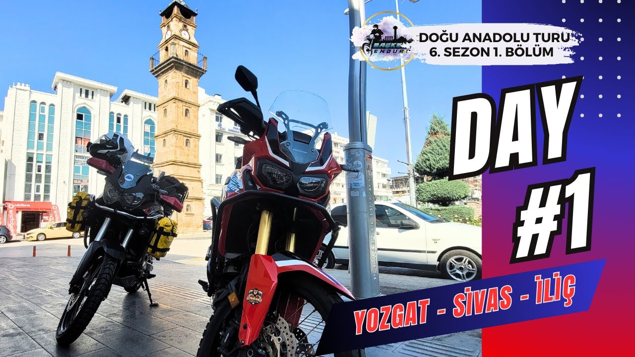 2 Africa Twin, 20 городов,  «Самые сложные дороги Восточной Анатолии» ЧАСТЬ 1 ЙОЗГАТ – СИВАС – ИЛИЧ»