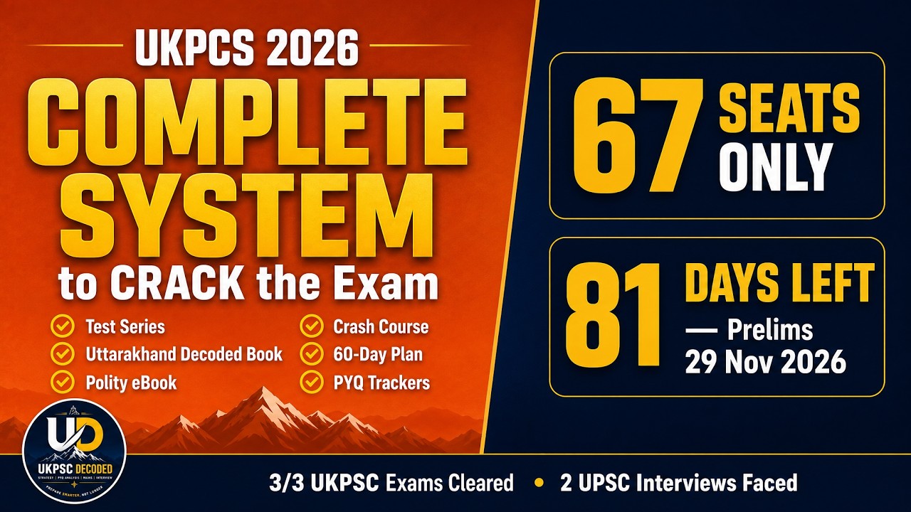 UKPCS 2026: 81 Days to Crack - My Complete Preparation System