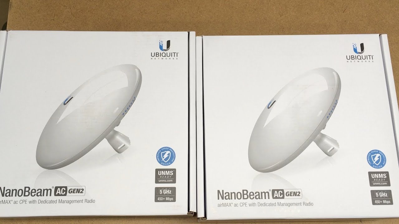 Ubiquiti NanoBeam AC Gen2 Unboxing