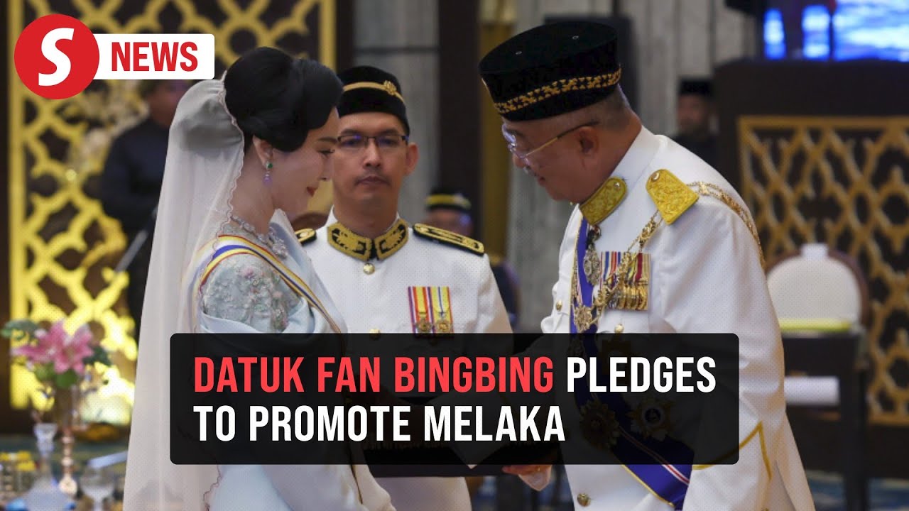Fan Bingbing pledges to promote Melaka after receiving Datukship