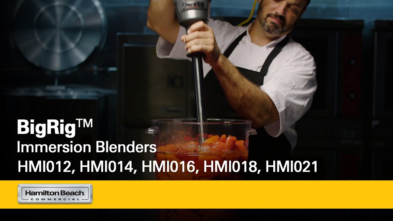 Highlights | BigRig&trade; Line of Immersion Blenders | Hamilton Beach Commercial&reg; |  Available in 5 sizes