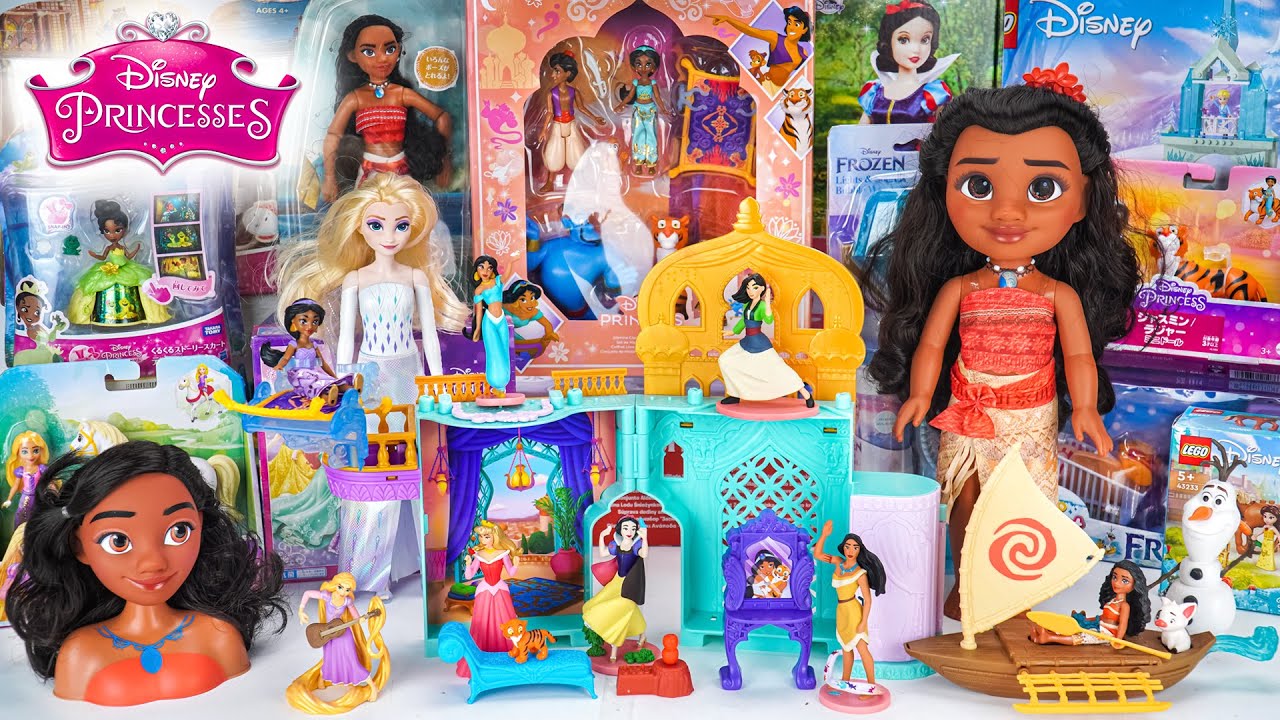 94 Minutes with Disney Moana Toys Collection Unboxing | Disney Princess Cinderella Pumpkin Bisha