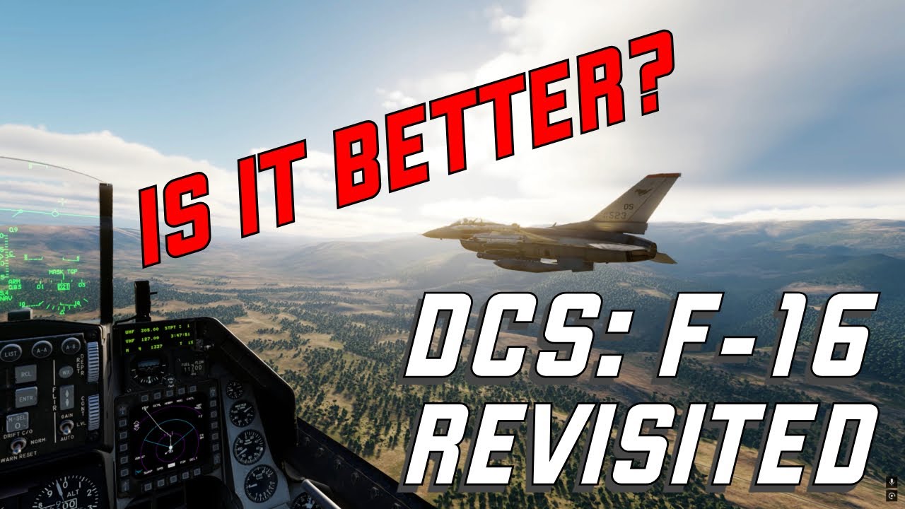 Is It REALISTIC? Fighter Pilot Flies DCS!  F-16 Revisited