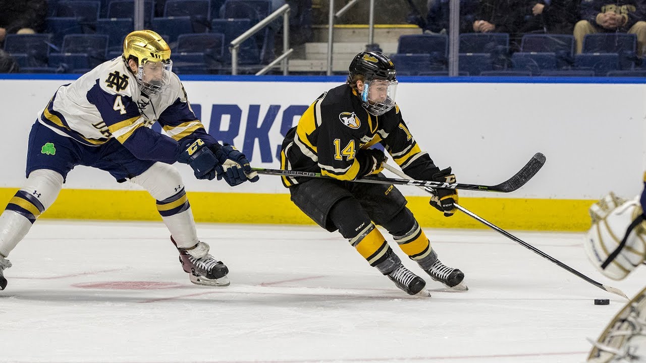 Hockey Highlights - Tech vs. Notre Dame at NCAA - March 23, 2018