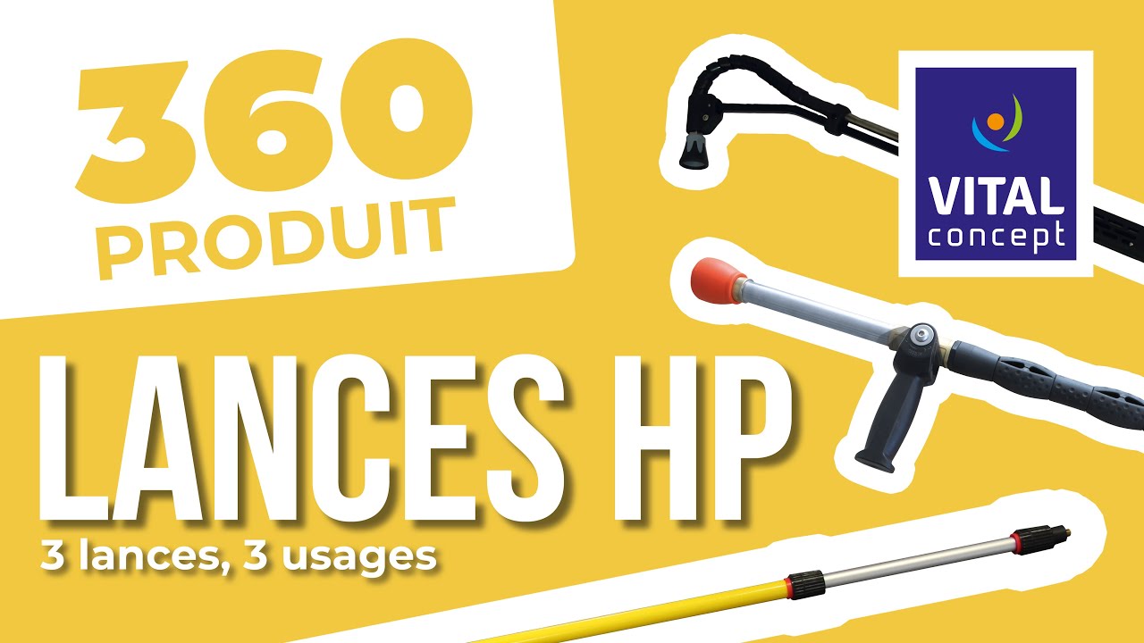 3 lances haute pression pour 3 usages en poulailler
