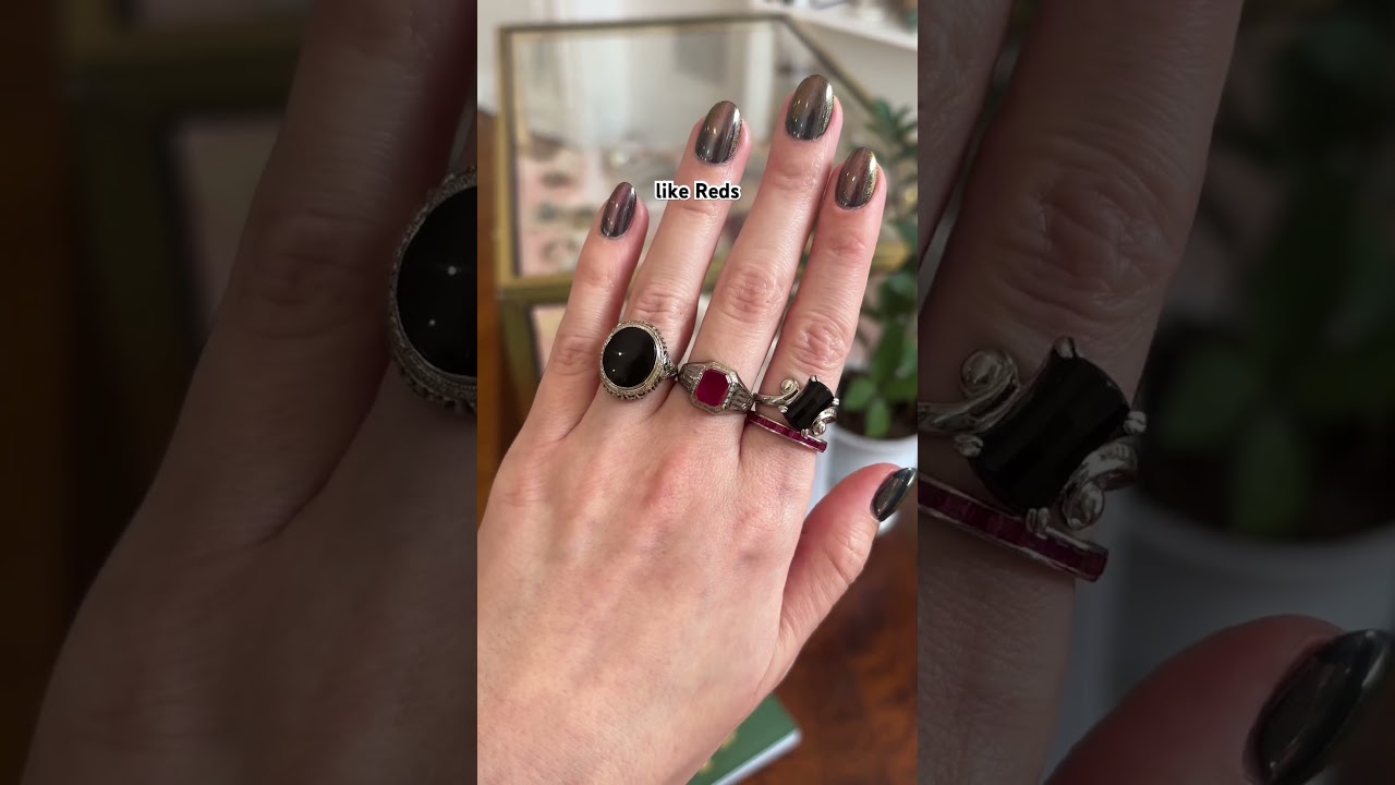 Стратегии сочетания украшений №2: Подбор цветных драгоценных камней! #mjvjewelry #vintagejewelry