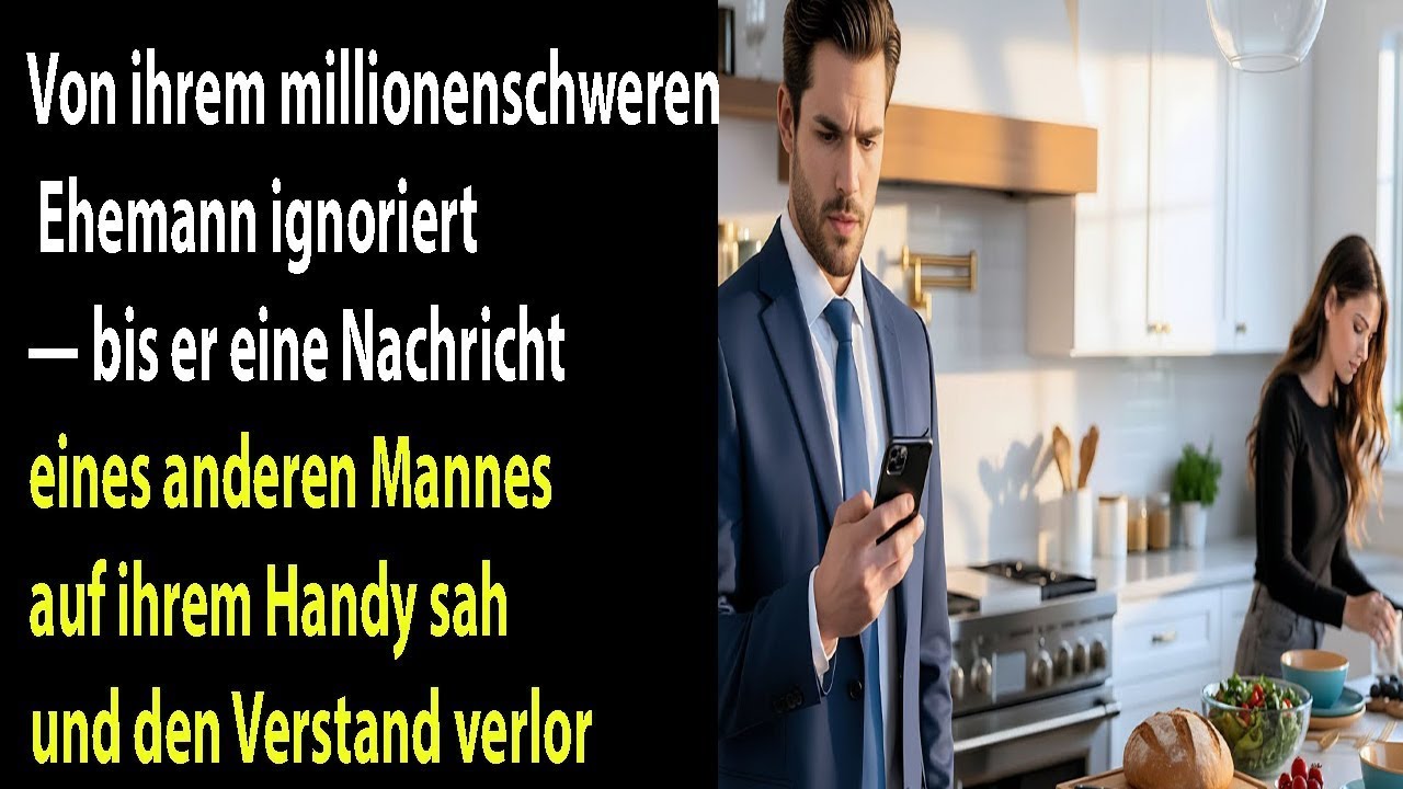 Von ihrem reichen Ehemann ignoriert – bis er eine Nachricht sah und vor Eifersucht explodierte
