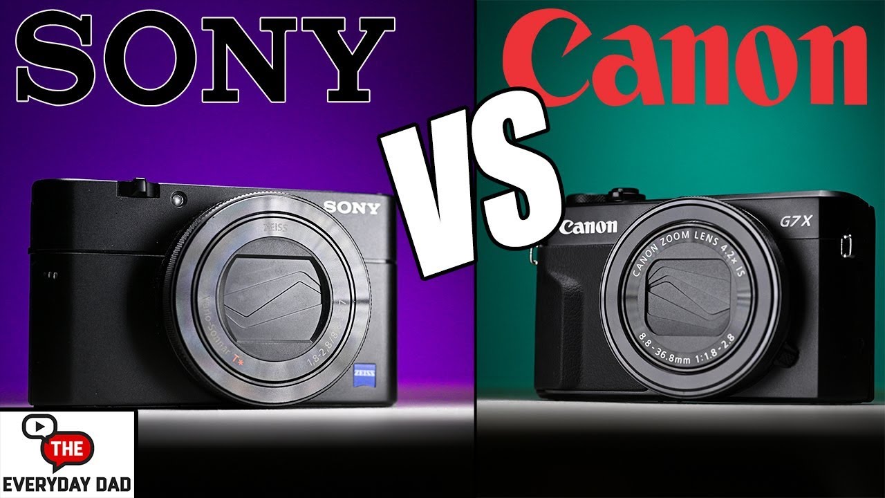 Battle of the Portable Vlogging Cameras!  Sony RX100V vs Canon G7XII
