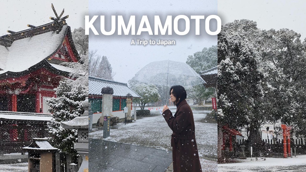 Кумамото и Яцусиро | Местное путешествие по Северному Кюсю [Полное видео]