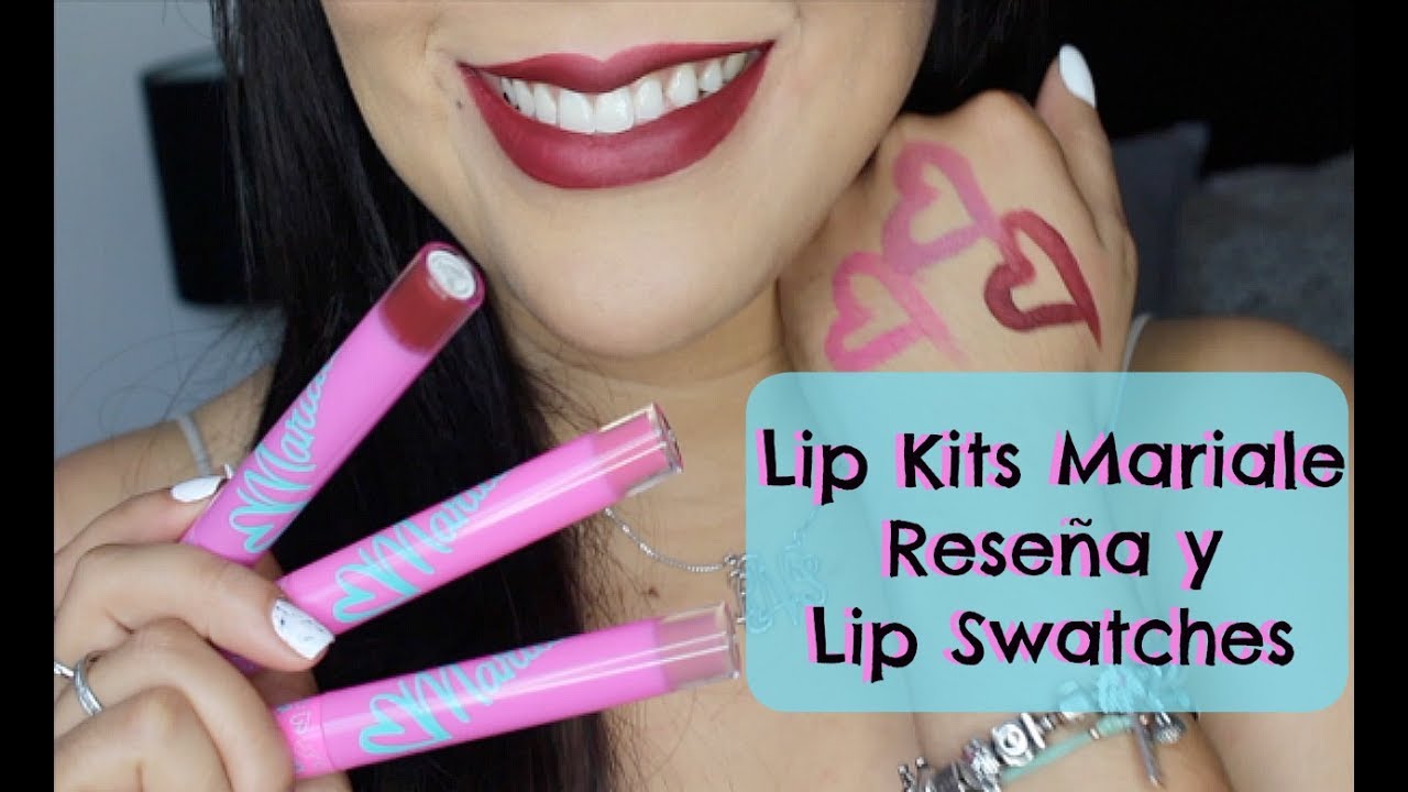 MARIALE LIP KITS! Reseña y Lip Swatches Cantados de TODOS!