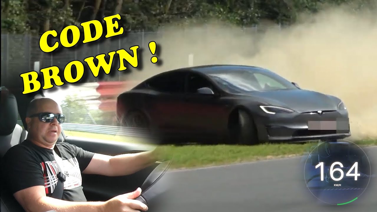Tesla Model S Plaid &mdash; захватывающий скоростной спин-офф на Нюрбургринге!
