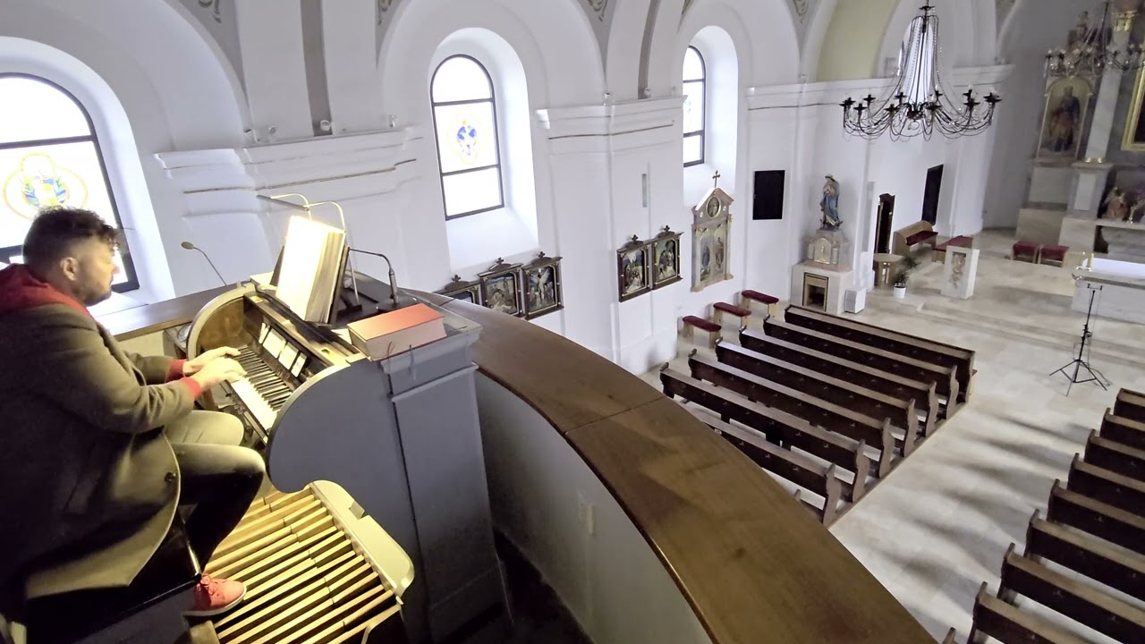 The historic Rieger Organ, Op. 2311 (1928) in Predmier, Sk