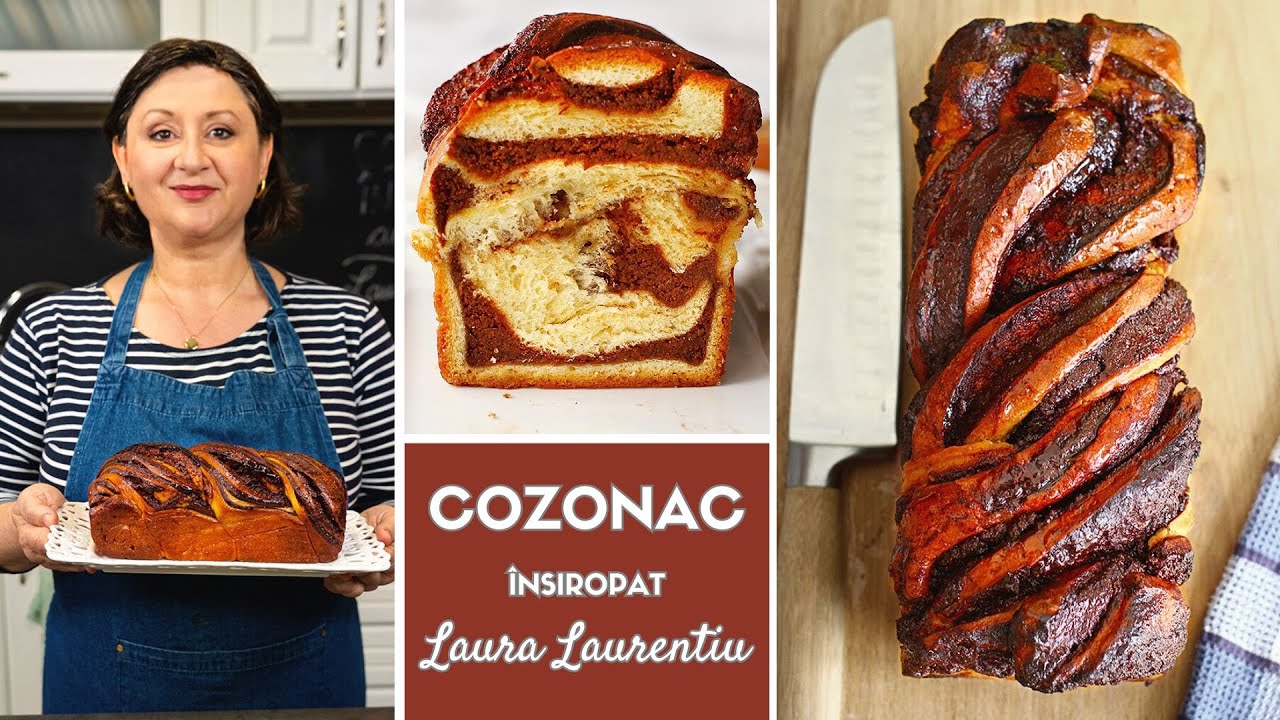 Cozonac însiropat - cea mai spectaculoasă rețetă de cozonac de Sărbători - Babka cu nucă!
