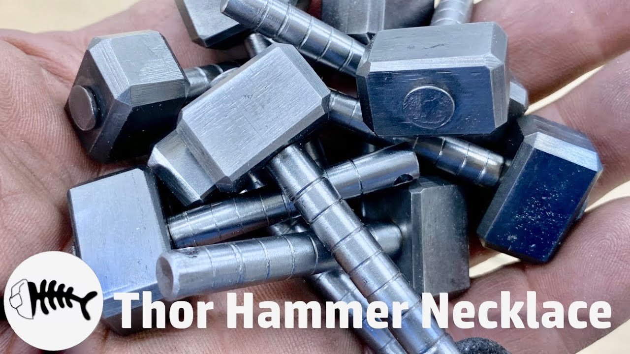 Thors Hammer necklace : how to make a Thor hammer necklace keychain