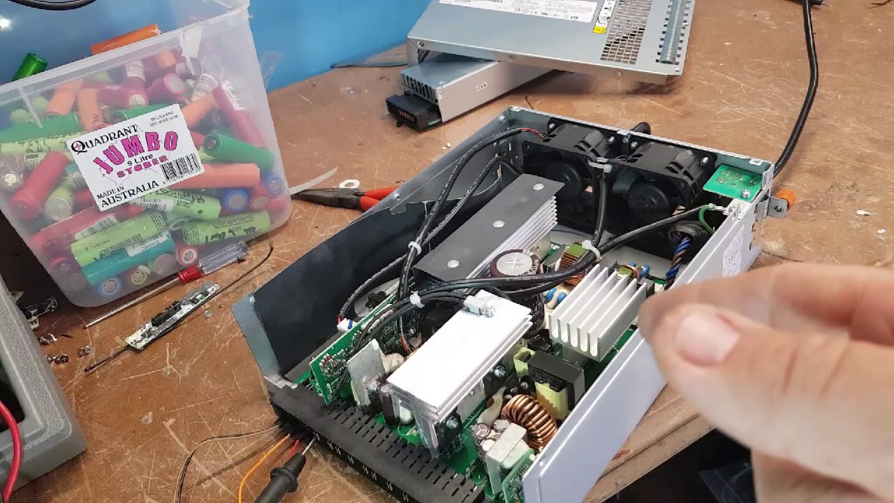 Identifying the pinout to the Dell DPS-488AB server powersupply and it's fan control.