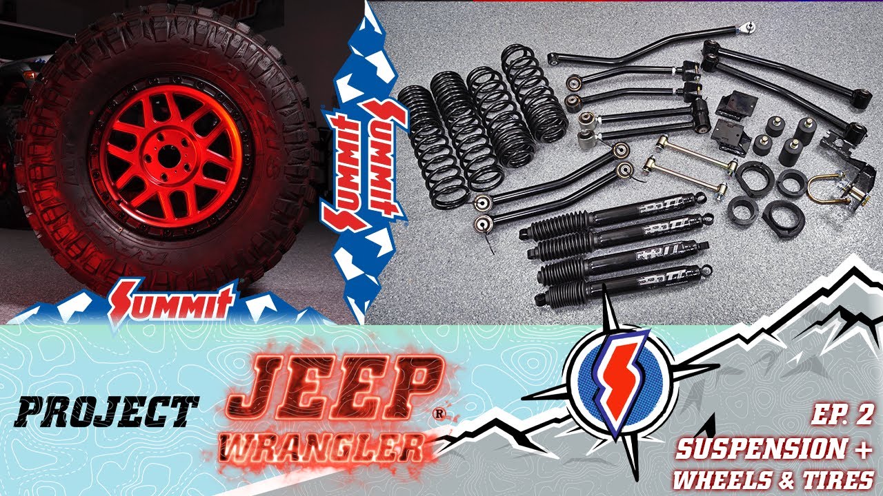Summit Racing’s Project Jeep Wrangler Rubicon Build: Part 2, Suspension, Wheels & Tires
