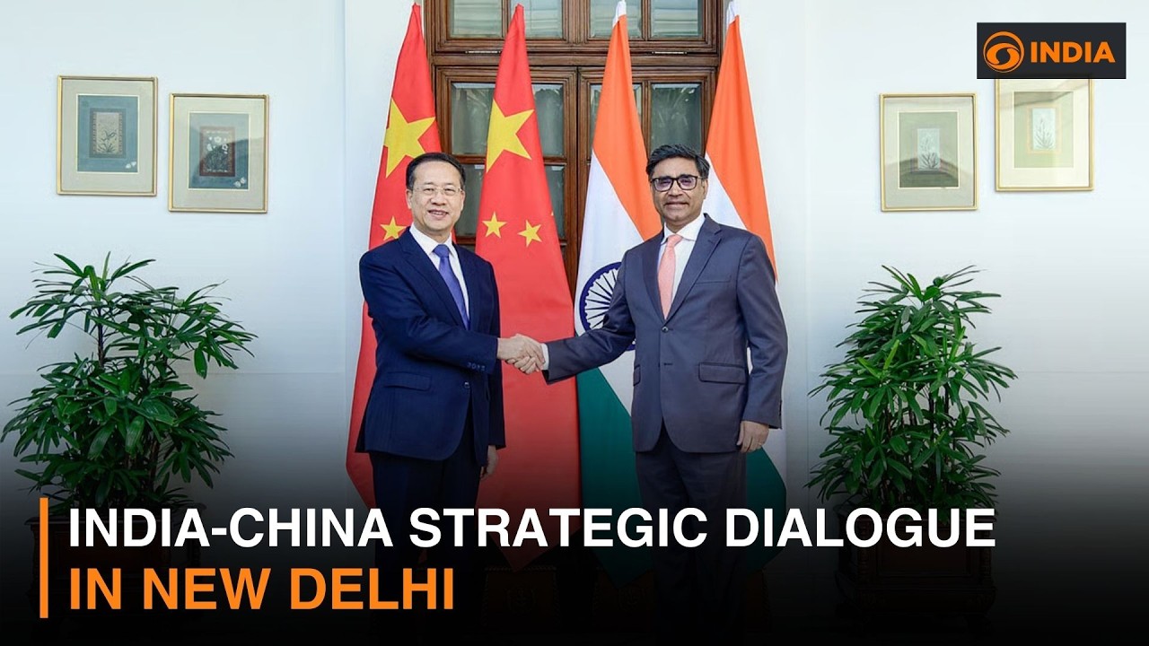 India-China strategic dialogue in New Delhi & more news | DD India Live