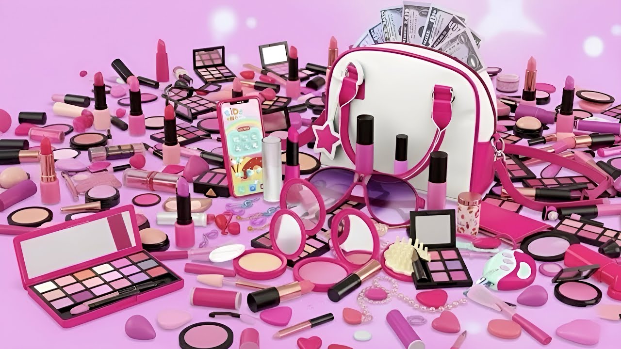 ASMR Unboxing My DREAM Pink Makeup & Purse Haul💖 (Satisfying Taps & Whispers!)