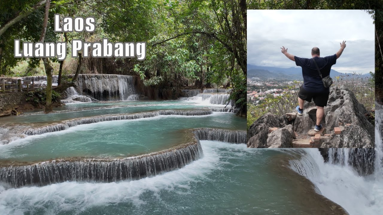 Laos - Luang Prabang | Kuang Si Falls, Phousi Hill & Local Food