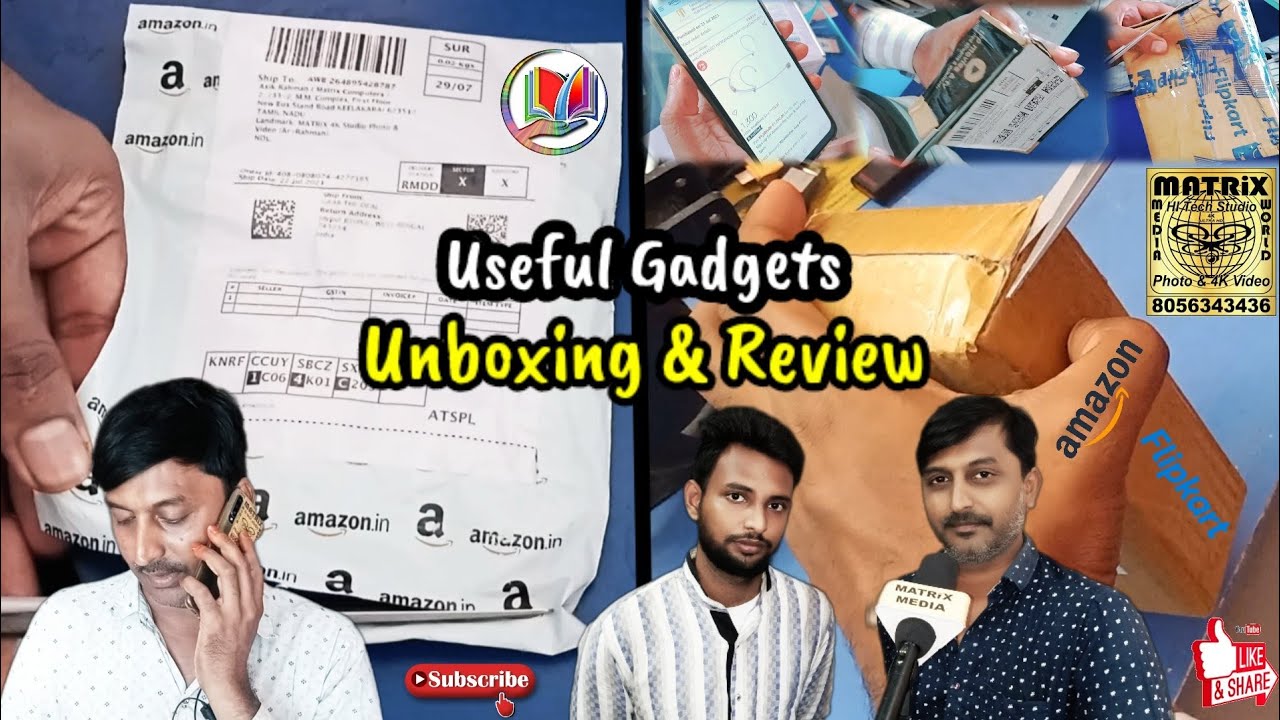 Useful Gadgets Unboxing | MATRiX MEDIA WORLD