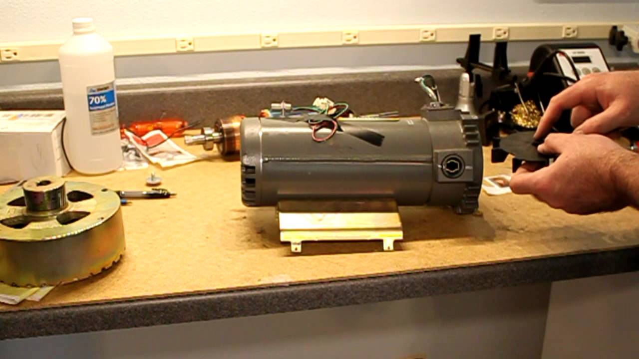 Repairing a noisy Landice L7 Treadmill Motor (Baldor Brand)