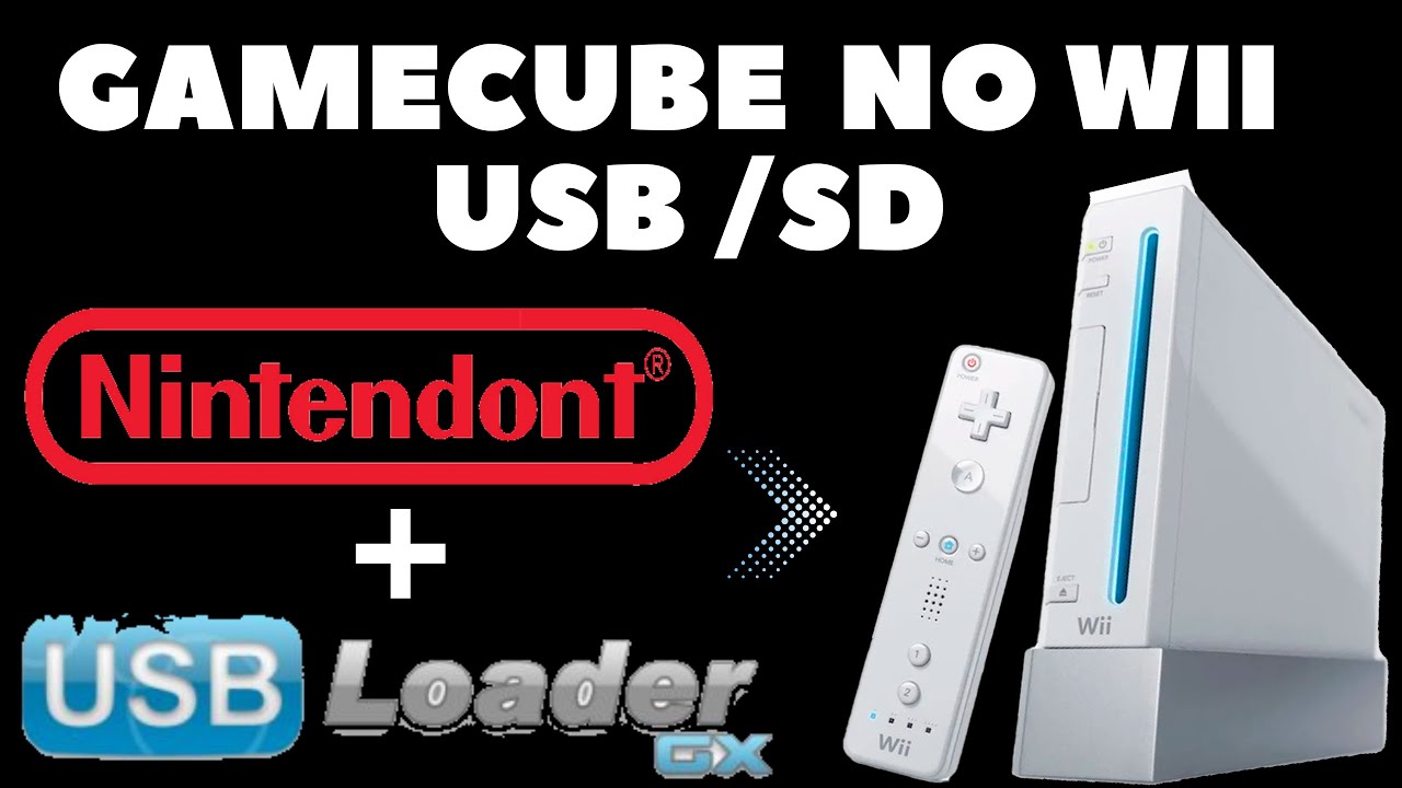 Como jogar gamecube via usb ou sd no wii- Rode seus jogos  pelo USB Loader GX ou Nintendont