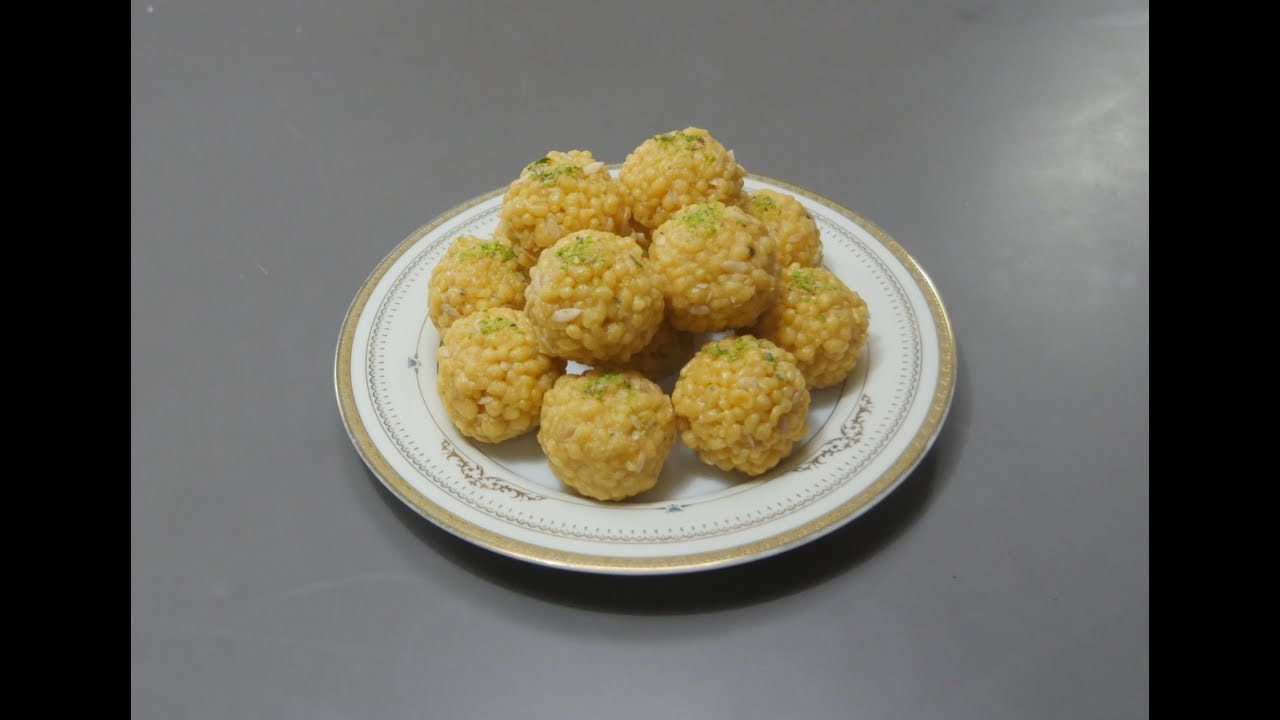 Boondi ladoo recipe -  How to make boondi laddu