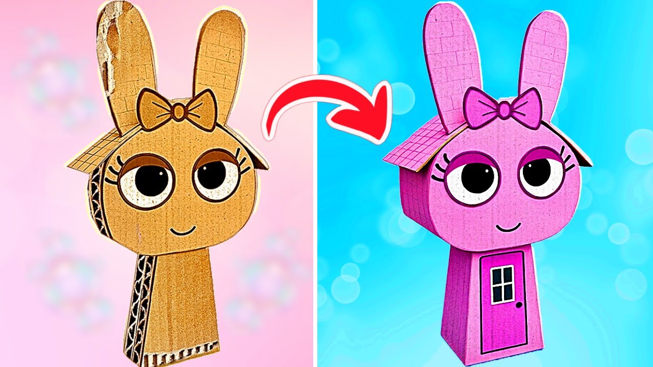 😱 Construí una casita de cartón para Sprunki 🐻✨